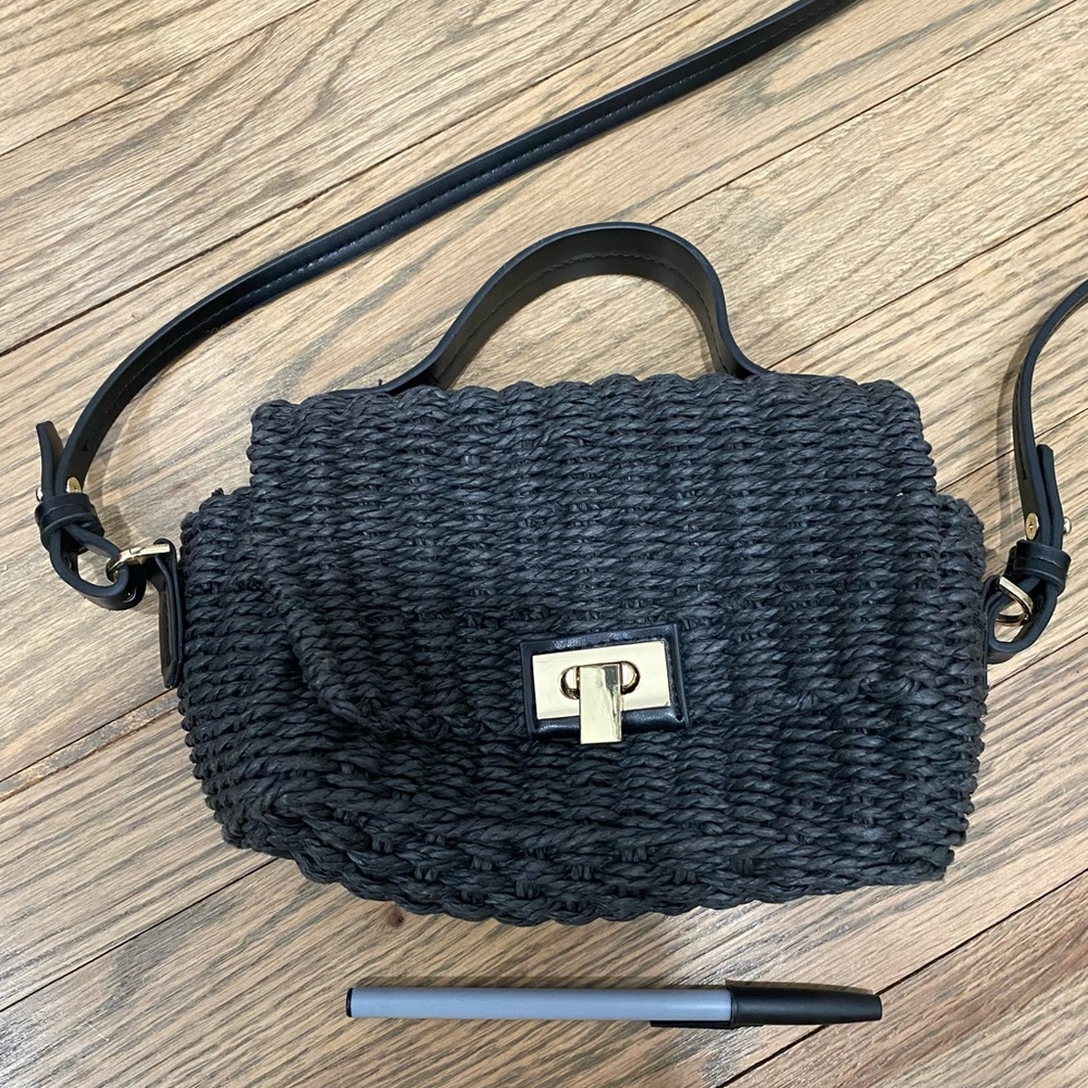 Zara woven bag